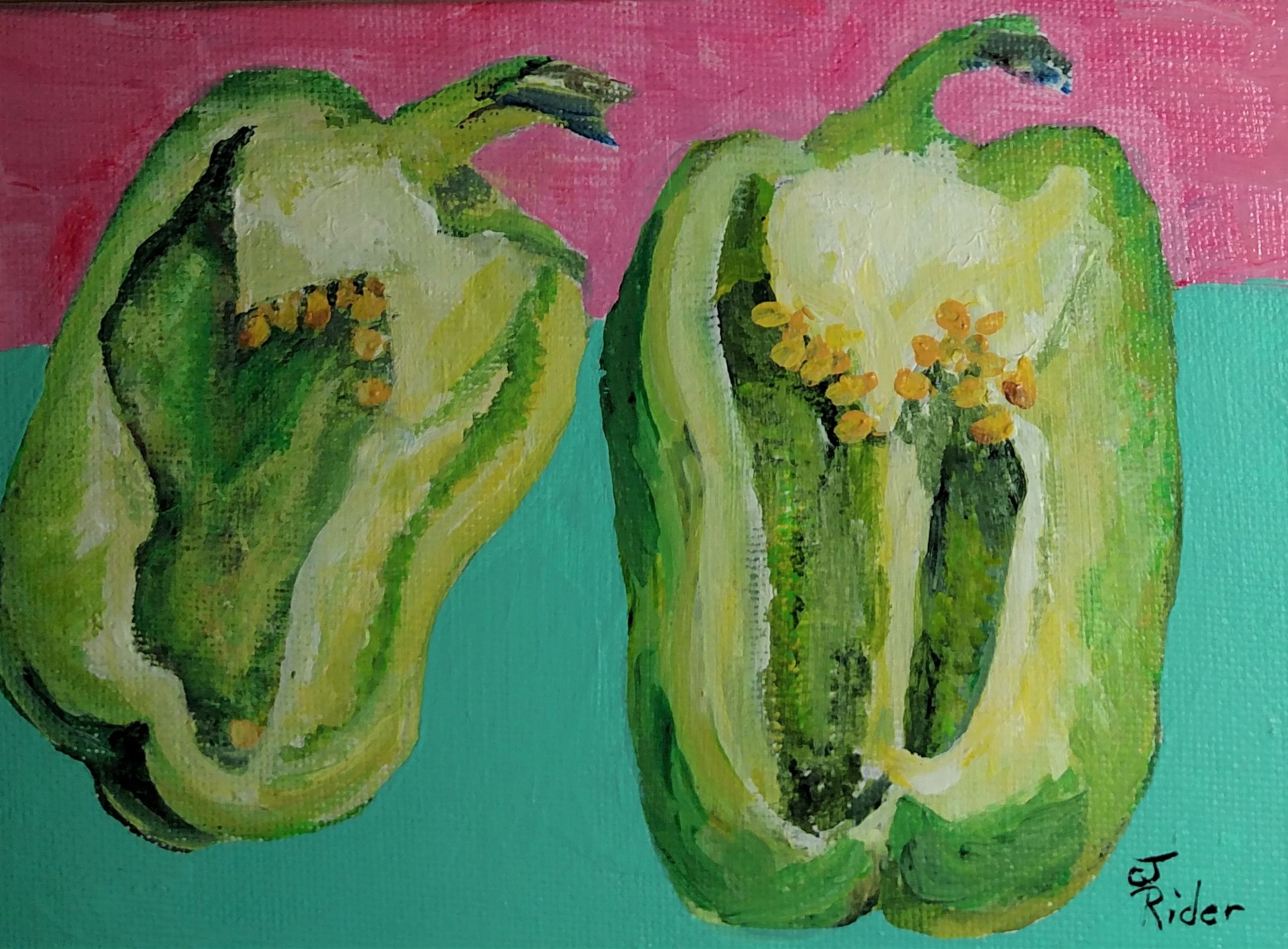 Daily Painting Split Pepper 5x7